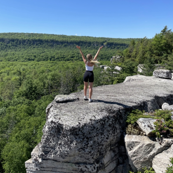 Hiking to Gertrude’s Nose at Minnewaska State Park Preserve in New York