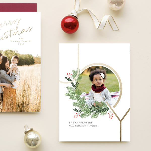 Where To Order Customizable Holiday Cards: Basic Invite