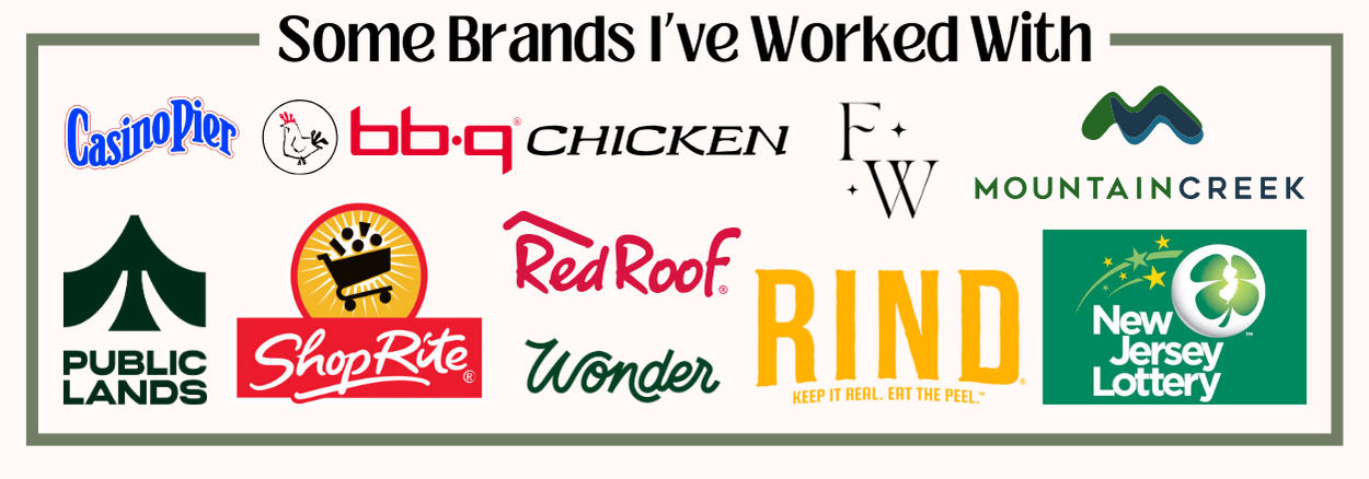 Some brands that I have worked with thus far.